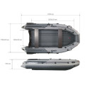 Лодка надувная Angler SKAT TRITON 370NDFi с интегрир. фальшбортом и пласт. транц в Междуреченске