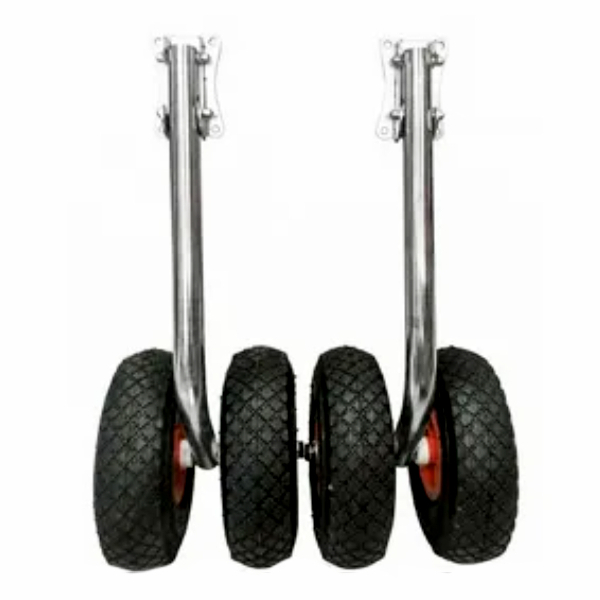 Двойные быстросъемные транцевые колеса 332 для лодки с надувным дном в Междуреченске