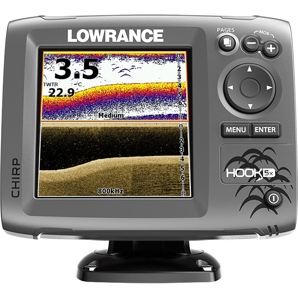 Эхолот Lowrance Hook-5 Mid/High/DownScan в Междуреченске